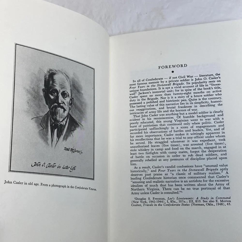 Four Years‎ In The Stonewall Brigade John Casler HC 1982 Morningside